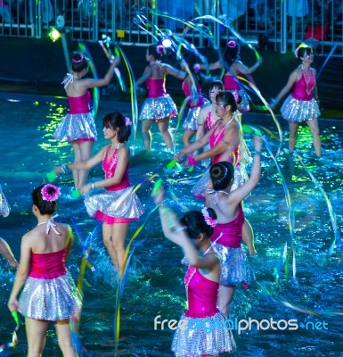 Singapore - February 3 : Chingay Festival 2012 In Singapore On F… Stock Photo