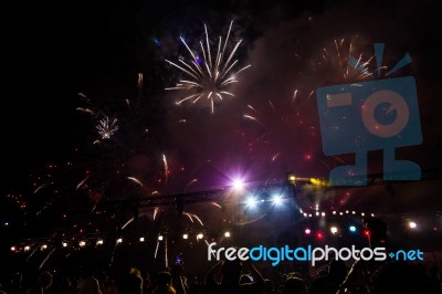 Singapore - February 3 : Chingay Festival 2012 In Singapore On F… Stock Photo