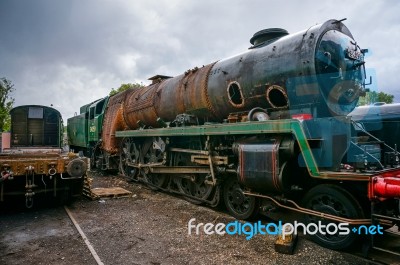 Sir Archibald Sinclairs Firebox In Need Of Replacement Stock Photo