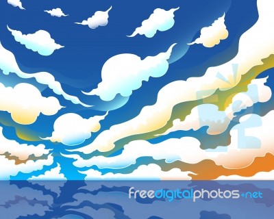 Sky Background Stock Image