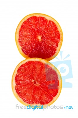 Sliced Orange Stock Photo