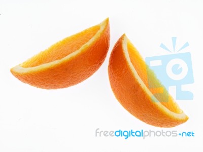 Sliced Orange Stock Photo