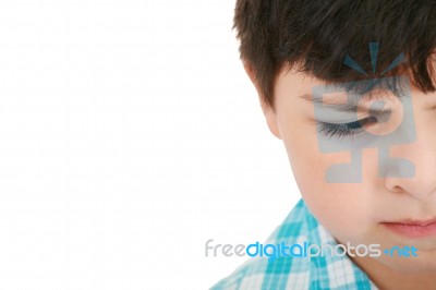 Small And Sad Boy Stock Photo Small And Sad Boy Stock Photo