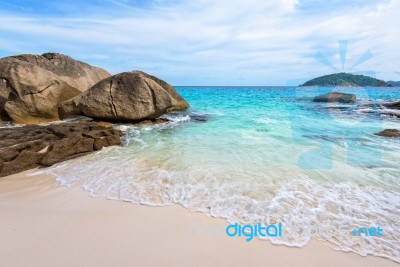Small Beach In Thailand Stock Photo