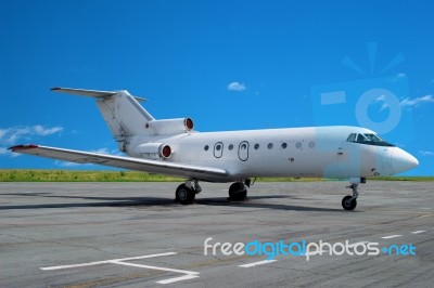 Small Business Jet Stock Photo