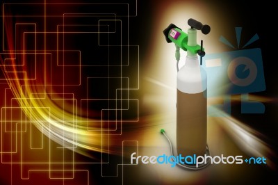 Small Portable Oxygen Cylinder Stock Image Small Portable Oxygen Cylinder Stock Image