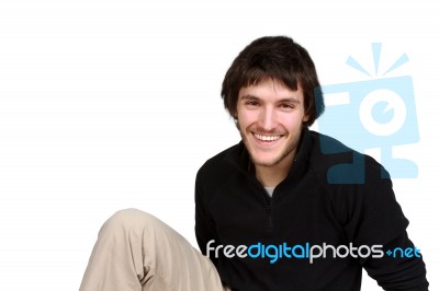 Smiling Man Stock Photo
