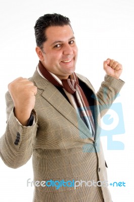 Smiling Middle Aged Male Stock Photo