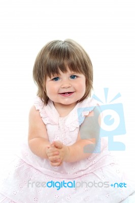 Smiling Toddler Stock Photo