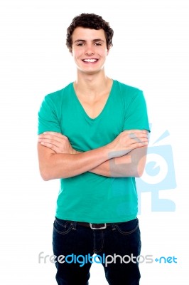 Smiling Young Male Stock Photo