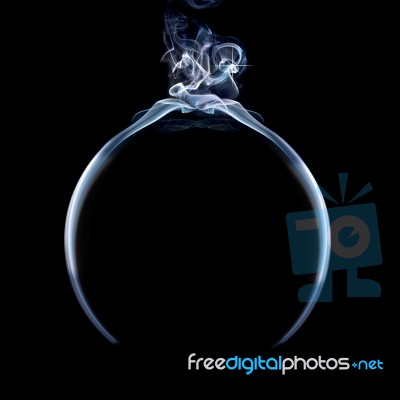 Smoke Ring Stock Image