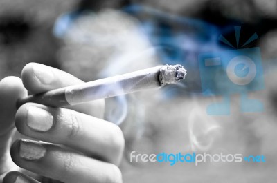 Smoker Stock Photo