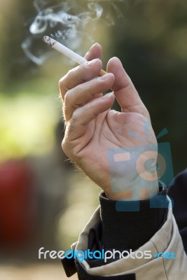 Smoking Stock Photo