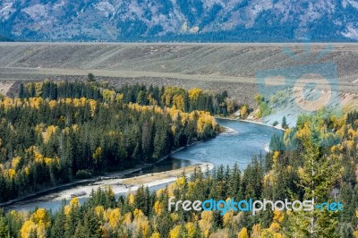 Snake River Overlook Stock Photo