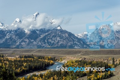 Snake River Overlook Stock Photo