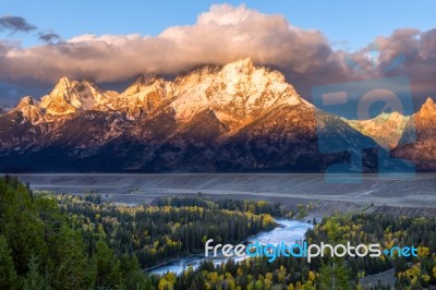 Snake River Overlook Stock Photo