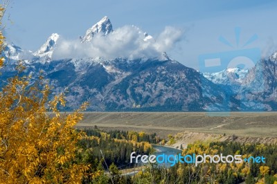 Snake River Overlook Stock Photo