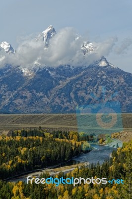Snake River Overlook Stock Photo