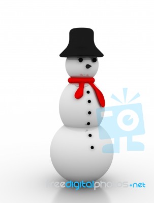 Snowman Stock Image