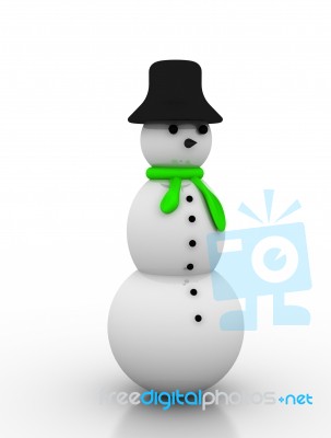 Snowman Stock Image