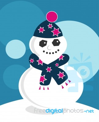 Snowman Stock Image