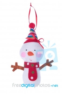 Snowman Decoration Stock Photo