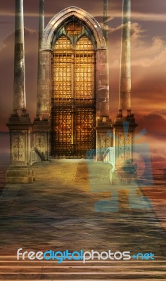 Soaring Gate Stock Photo