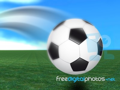 Soccer Balla Stock Image