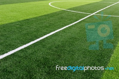 Soccer Field Stock Photo