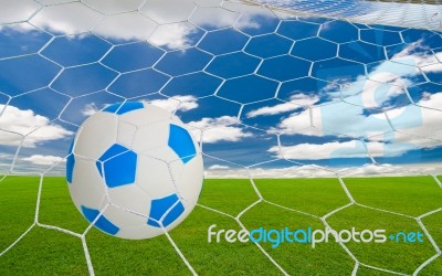 Soccer Goal  Stock Image