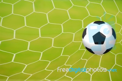 Soccer Goal Stock Photo