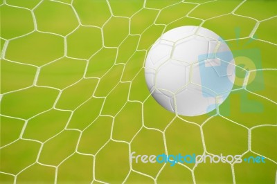 Soccer Goal Stock Photo