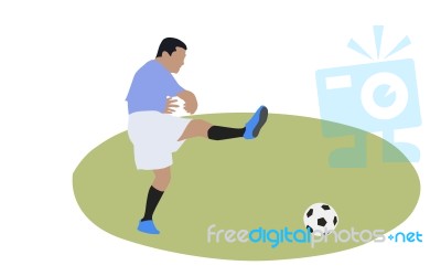 Soccer Player Stock Image