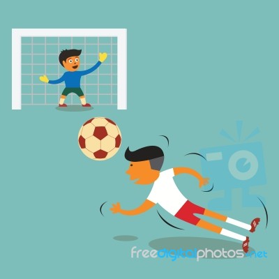 Soccer Player 14 Stock Image