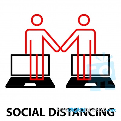 Social Distancing Stock Image