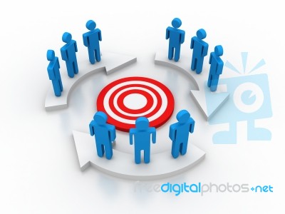 Social Media Marketing Stock Image