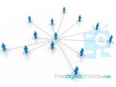 Social Network Stock Image