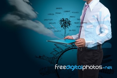 Social Network Stock Photo