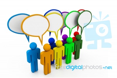 Social Network Stock Image