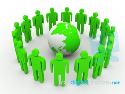 Social Networking Stock Image