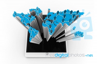 Social Or Business Network Stock Image