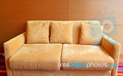 Sofa In Iving Room Stock Photo