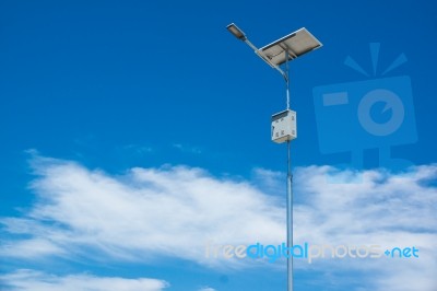 Solar Cell Technology Stock Photo