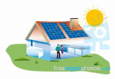 Solar Energy Stock Image