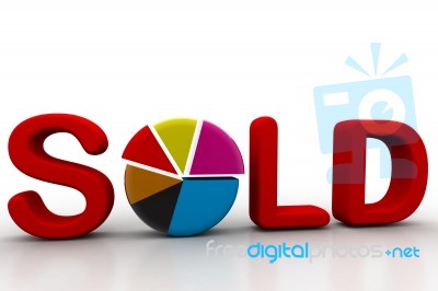Sold Concept Stock Image