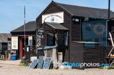 Sole Bay Fish Company Restaurant Near The Quayside At Southwold Stock Photo