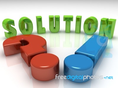 Solution Stock Image