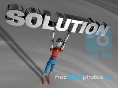 Solution Stock Image