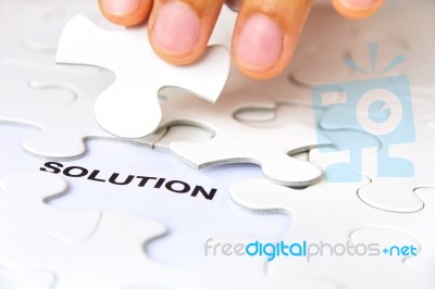 Solution Concept Stock Photo