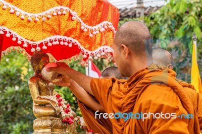 Songkran Festival Stock Photo